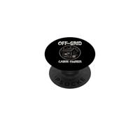 Propriétaire de cabane Hors réseau Nature Lover Forest Cottage énergie Solaire PopSockets PopGrip Adhésif