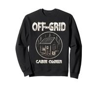 Propriétaire de cabane Hors réseau Nature Lover Forest Cottage énergie Solaire Sweatshirt