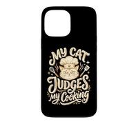 Propriétaire de Chat Mon Chat juges cuisinant Les Amoureux des Chats Chef Coque pour iPhone 13 Pro Max