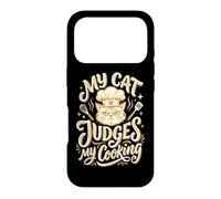 Propriétaire de Chat Mon Chat juges cuisinant Les Amoureux des Chats Chef Coque pour iPhone 17 Pro