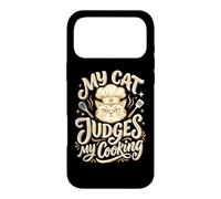 Propriétaire de Chat Mon Chat juges cuisinant Les Amoureux des Chats Chef Coque pour iPhone 17 Pro Max