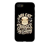 Propriétaire de Chat Mon Chat juges cuisinant Les Amoureux des Chats Chef Coque pour iPhone SE (2020) / 7/8