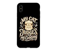 Propriétaire de Chat Mon Chat juges cuisinant Les Amoureux des Chats Chef Coque pour iPhone XS Max