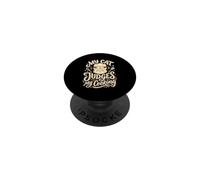 Propriétaire de Chat Mon Chat juges cuisinant Les Amoureux des Chats Chef PopSockets PopGrip Adhésif