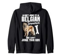 Propriétaire de Chien, Amant de Chiot, ne Juge Pas Tervuren Belge Sweat à Capuche