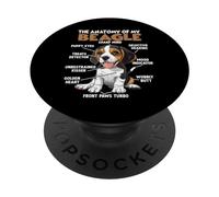 Propriétaire de Chien Beagle T Anatomie du Beagle Marchant PopSockets PopGrip Adhésif