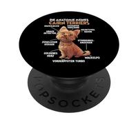 Propriétaire de Chien Cairn Terrier T Anatomie Terrier PopSockets PopGrip Adhésif