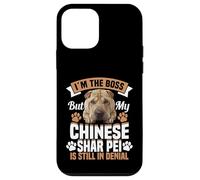 Propriétaire de Chien Chinois Shar Pei Lover The Boss Chinese Shar Pei Coque pour iPhone 12 Mini