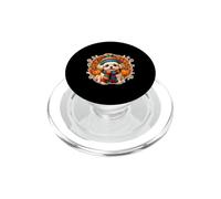 Propriétaire de Chien Chiot Maltais Automne Automne Turquie Day Thanksgiving PopSockets PopGrip pour MagSafe