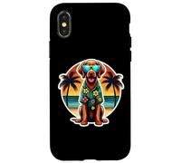 Propriétaire de chien Vizsla à poil dur Summer Vibes Vacation Vacances Coque pour iPhone X/XS
