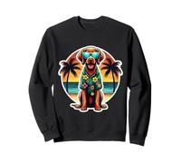Propriétaire de chien Vizsla à poil dur Summer Vibes Vacation Vacances Sweatshirt