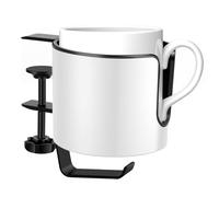 Propriétaire de la pour le support de tasse à clip-2-en-1, organisateur de bureau anti-outlet avec un clip de maintien | Support de casque rotatif, accessoires d'économie d'espace pour table d