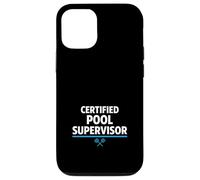 Propriétaire de Piscine Entretien Piscine Humour arrière-Cour Piscine Cadeau Coque pour iPhone 12/12 Pro