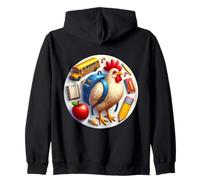 Propriétaire de poulet pour la rentrée scolaire, garçons, filles, étudiants, enfants amoureux Sweat à Capuche
