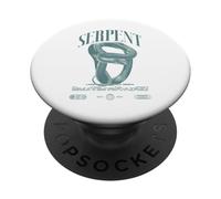 Propriétaire du Serpent Royal Noir du Mexique PopSockets PopGrip Adhésif