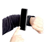 Propriétaire du support de téléphone - Support de téléphone magnétique | Brassard de téléphone portable | Brassard de course avec fente pour cartes | Pourboire du bracelet de support cellulaire desmon