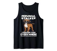 Propriétaire d'un Chien Boxer Allemand T Boxer Walk Débardeur