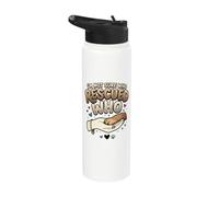 Propriétaire d'un chien de sauvetage, je ne sais pas qui a sauvé qui, refuge pour animaux Stainless Steel Insulated Water Bottle