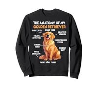 Propriétaire d'un Chien Golden Retriever T Anatomie du Sweatshirt