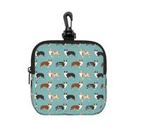 Propriétaires de Bergers Australiens, Race de Chien de Berger Mignon, Chiens australiens, Animal, Porte-Monnaie carré à Fermeture éclair, Pochette à Monnaie avec Fermoir Mousqueton, Porte-Monnaie