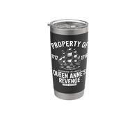 Propriété de Blackbeard The Pirate's Queen Anne's Revenge Gobelet isotherme en acier inoxydable double paroi