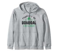 Propriété de Donegal Irlande Est. 1474 Shamrock Distressed BG Sweat à Capuche