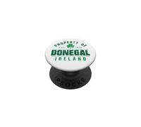 Propriété de Donegal Irlande Est. 1474 Shamrock Distressed GG PopSockets PopGrip Adhésif