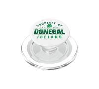 Propriété de Donegal Irlande Est. 1474 Shamrock Distressed GG PopSockets PopGrip pour MagSafe