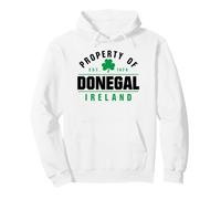 Propriété de Donegal Irlande Est. 1474 Trèfle Noir Vert Sweat à Capuche