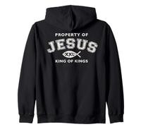 Propriété de Jésus Roi des Rois XXL Sweat à Capuche