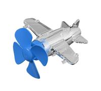 Propriété de l'avion à LED à vent, LED de puissance éolienne Loutres de l'avion Forme | Petit ornement d'avion avec des lumières colorées | Ornements de voiture de moto étanche, feux automobiles