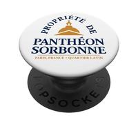 Propriété de Sorbonne District Administratif Paris Marine Or PopSockets PopGrip Adhésif