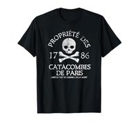 Propriété des Catacombes de Paris 1786 Impression vieillie T-Shirt