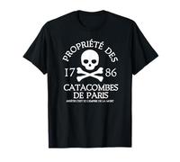 Propriété des Catacombes de Paris 1786 Stop Empire de la Mort T-Shirt