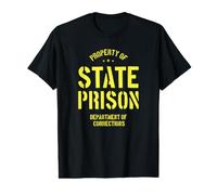 Propriété des Services correctionnels des prisons d'État : Funny T-Shirt Graphique avec Valeur