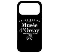 Propriété du Musée D'Orsay Art Museum Paris France Depuis 1986 Coque pour iPhone 17 Pro Max