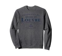 Propriété du musée du Louvre Depuis 1793 Imprimé Marine Sweatshirt