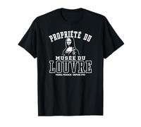 Propriété du musée du Louvre Depuis 1793 Mona Lisa Athletic T-Shirt