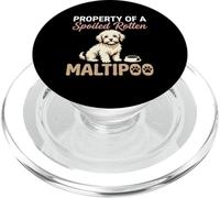 Propriété d'un Animal de Compagnie Maltipoo pourri gâté PopSockets PopGrip pour MagSafe