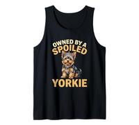 Propriété d'un propriétaire Amusant Yorkshire Terrier gâté Débardeur