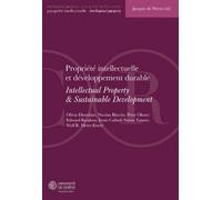 Propriété intellectuelle et développement durable: Intellectual Property & Sustainable Development (16)