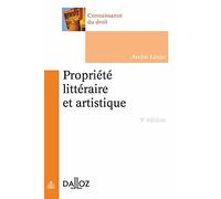 Propriété littéraire et artistique. 5e éd.