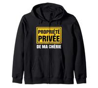 Propriété Privée De Ma Chérie Humour Couple Homme Drôle Sweat à Capuche