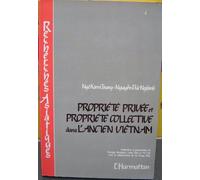Propriété Privée Et Propriété Collective Dans L'ancien Vietnam
