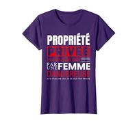 Propriété Privée Je suis Deja Pris par Femme Dangereuse T-Shirt, Femme, Violet, S