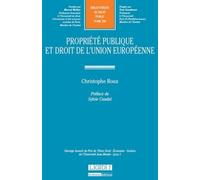 Propriété publique et droit de l'union européenne