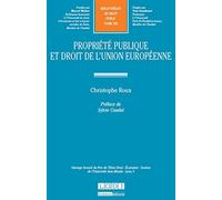 Propriété publique et droit de l'union européenne