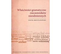 Propriétés grammaticales des noms non convertibles