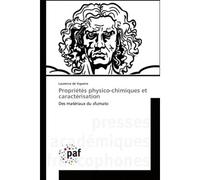 Propriétés physico-chimiques et caractérisation Des matériaux du sfumato - Laurence Viguerie - P.academiques Francophones - broché - Etude