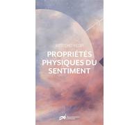 Propriétés physiques du sentiment - Kim Cho-Yeop - Decrescenzo - broché - Roman